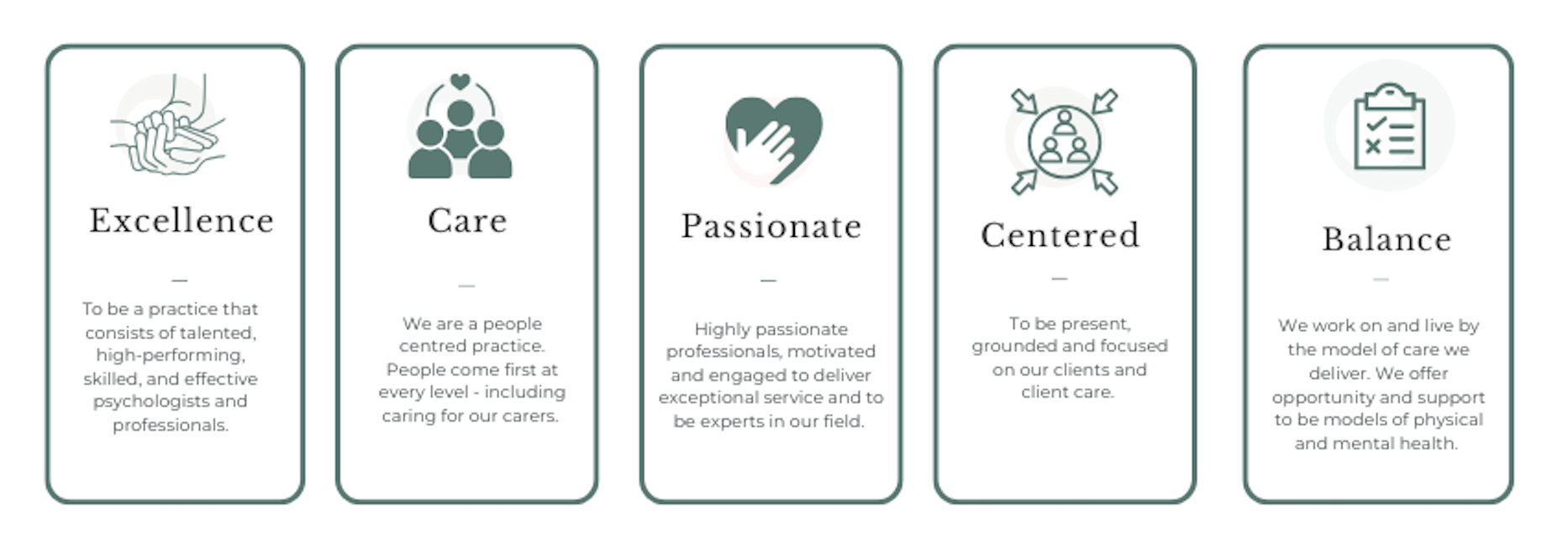 Immersive Psychology Group Jobs Values